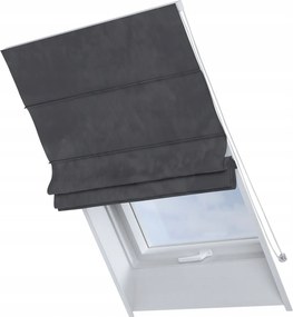 Kész redőny Rimini tetőtéri ablakra 50x60cm fekete