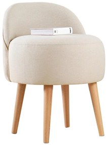 Puff NIKI átm. 46 cm krémszínű