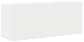 fehér falra szerelhető TV-szekrény 100 x 30 x 41 cm