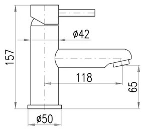 RAV Slezák SE426.0 - Mosdócsaptelep JUNIOR 15,7 cm piros/kék/zöld