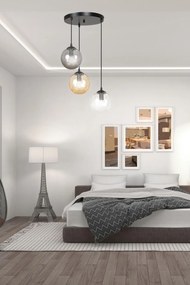 Emibig modern függeszték cosmo fekete emi714/3prem