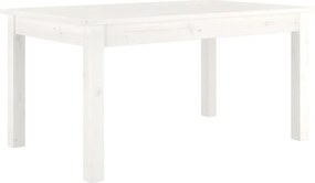 vidaXL fehér tömör fenyőfa dohányzóasztal 80 x 50 x 40 cm