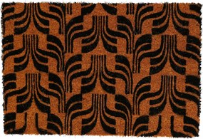 Lábtörlő 39x59 cm Kókusz mintás Természetes hullámok