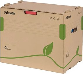 Archiválókonténer, iratrendezőnek, karton ESSELTE Eco, barna (E623920)