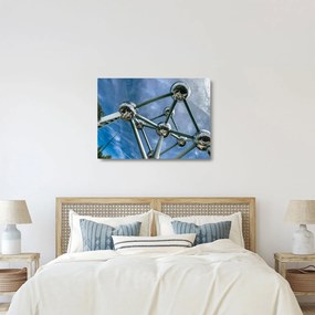 Kép - atomium Brüsszelben (üvegen) (70x50 cm)