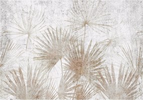 Fotótapéta Beton Pálmalevelek Vinyl 520x318 Minimalizmus Stílus Színek +ragasztó