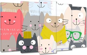 Vászonkép 100x60 Cica Cicák
