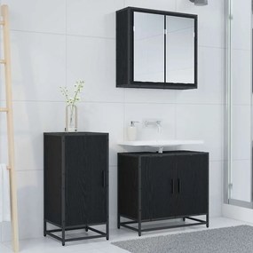 Széf Musta tammi 35 x 35.5 x 76 cm Faanyag