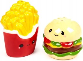 Sószóró Borsszóró Szett Sültkrumpli És Hamburger Dekoráció Minden Asztalra