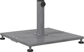 vidaXL Napernyőtalp Sötét Szürke Fa Hatás 45 x 45 x 31 cm
