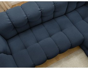 Sötétkék sarokkanapé (jobb oldali) Cloud – Bobochic Paris