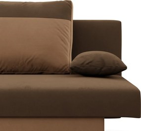 Sony kanapé, szövet anyag, bonell töltet, barna