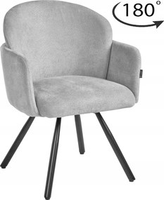 Szürke kárpitozott forgószék Albio konyha étkező nappaliba és íróasztalra
