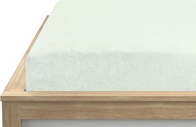 Molton mentás mikroszálas gumis lepedő, 90 x 200 cm