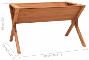 fenyőfa ültető 90 x 55 x 56 cm