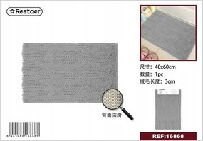 Puha Fürdőszobaszőnyeg Ezüst 40x60cm