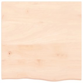 kezeletlen tömör fa fürdőszobai pult 60x60x2 cm