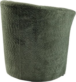 Klub fotel, zöld Coral anyag, CUBA