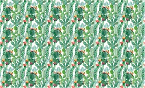 Fotótapéta Kaktuszok egzotikus vinil 254x184 Boho elegancia trópusi akcentus +ragasztó