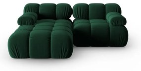 Zöld bársony kanapé 191 cm Bellis – Micadoni Home