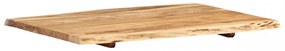 tömör akácfa asztallap 80 x (50-60) x 2,5 cm
