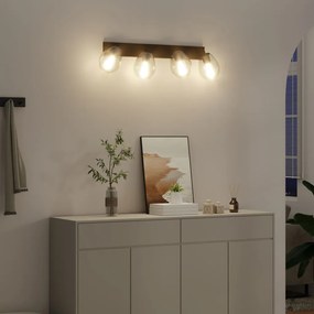 Mennyezeti Lámpák Állítható Üveg Lámpaernyővel Anthracit E27