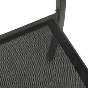 vidaXL 5 részes acél kültéri étkezőgarnitúra