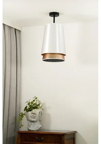 Duolla - Felületre szerelhető csillár BELL SHINY 1xE27/15W/230V átm. 25 cm fehér/réz