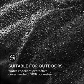 Blumfeldt Theia Raincover, védőburkolat, 100 % poliészter, időjárásálló, fekete