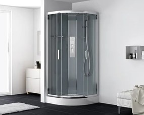 Zuhanykabin negyedkör 90x90 cm SAT SATBOXS90CRT