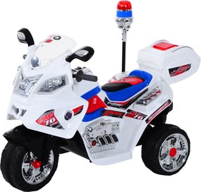 HOMCOM Elektromos Motorkerékpár Gyerekeknek 3-5 Éveseknek, Elektromos Játék Motorkerékpár 3 Kerekű, Zenével, 3 km/h Sebességgel, Fénnyel, 112×51×72.5