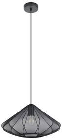 Eglo 43995 - Csillár zsinóron DOLWEN 1xE27/40W/230V átm. 42,5 cm fekete