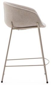 Bézs bárszék (ülésmagasság 65 cm) Yvette – Kave Home