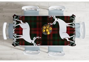 Tartan karácsonyi pamutkeverék asztalterítő, 140 x 180 cm - Minimalist Cushion Covers
