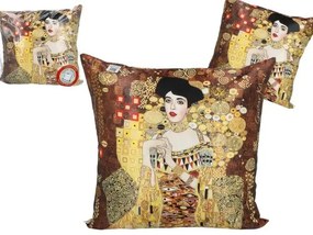 Párna 45x45cm,polyester, Klimt:Adele Bloch