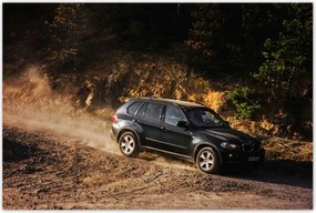 Poszterek 120x80 Fekete terepjáró Bmw
