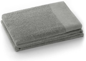 Szürke frottír pamut törölköző 50x100 cm Amari – Restilo