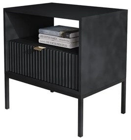 Éjjeliszekrény NOVA 56x54 cm fekete