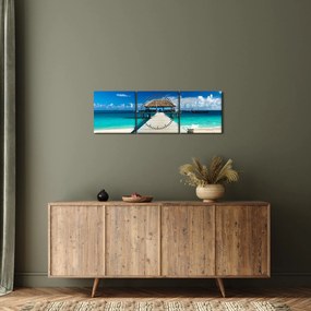 Kép - Móló (órával) (90x30 cm)