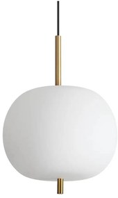 Ideal Lux - LED Csillár zsinóron UMILE LED/20W/230V átm. 30 cm CRI 90 réz/fehér