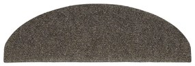 öntapadós lépcsőszőnyegek 30 db 65 x 21 x 4 cm antracit színű, félkör alakú, nagy