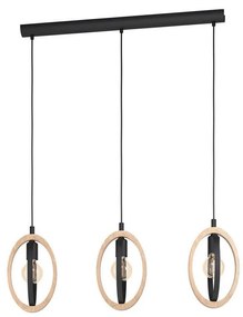 Eglo 43462 - Csillár zsinóron BASILDON 3xE27/40W/230V