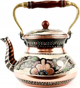 Réz Vízforraló Török Kézzel Díszített Elegáns Prémium Minőség Gyönyörű