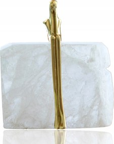 Otthon Dekoráció Elegáns Arany Figura Természetes Kő Hegyikristály 502