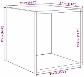 TV Szekrény Szett 3 pcs Régi fa Faanyag