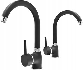 Konyhai csaptelep mosogatóhoz egykaros álló csaptelep Beta fekete