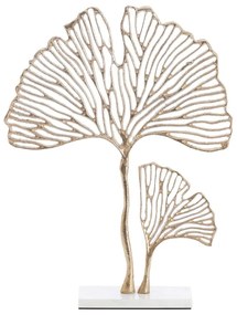 Fém szobor (magasság 48 cm) Leaf – Light &amp; Living