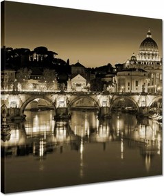Vászonkép 40x40 Róma Vatikán panoráma