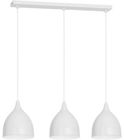 Csillár zsinóron NOAK 3xE27/15W/230V fehér