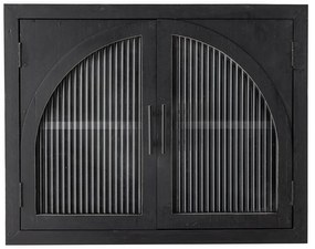 Fekete jegenyefenyő függő tálalószekrény 62x49x23 cm Lario – Bloomingville